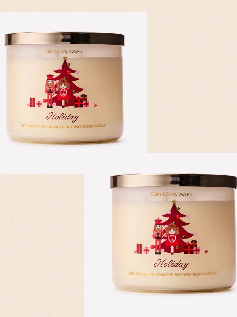 Bath & Body Works HOLIDAY Scented Soy Wax Blend Candle